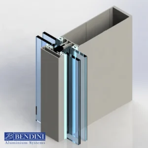 پروفیل لامل کرتین وال Addon 11008