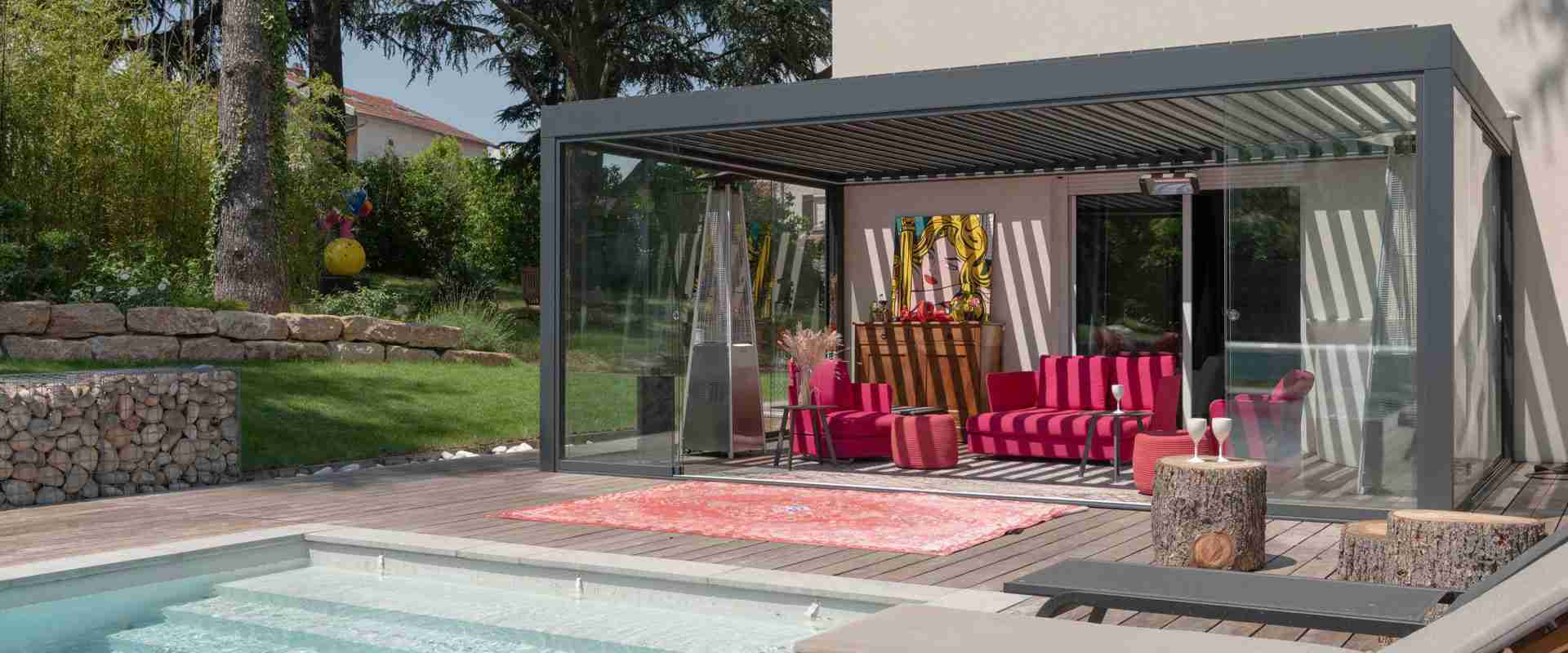 پرگولا آلاچیق مدرن آلومینیومی